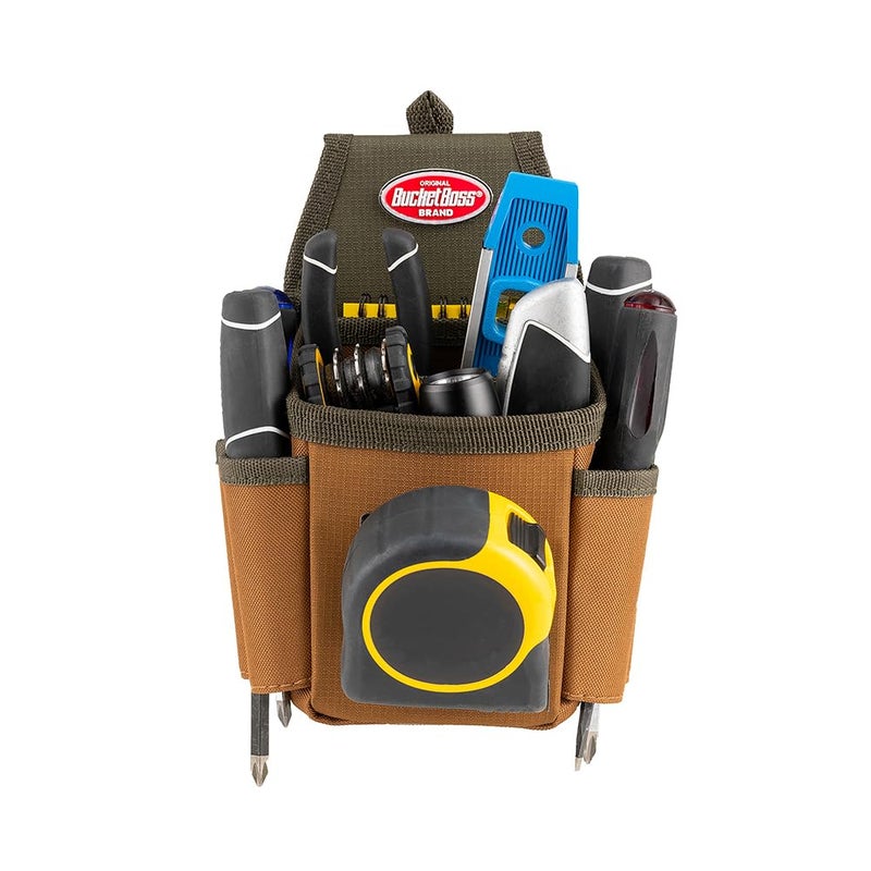 Bucket Boss - Utility Plus Pouch with FlapFit, Pouches - Original Series (54175) , Brown - Image 3